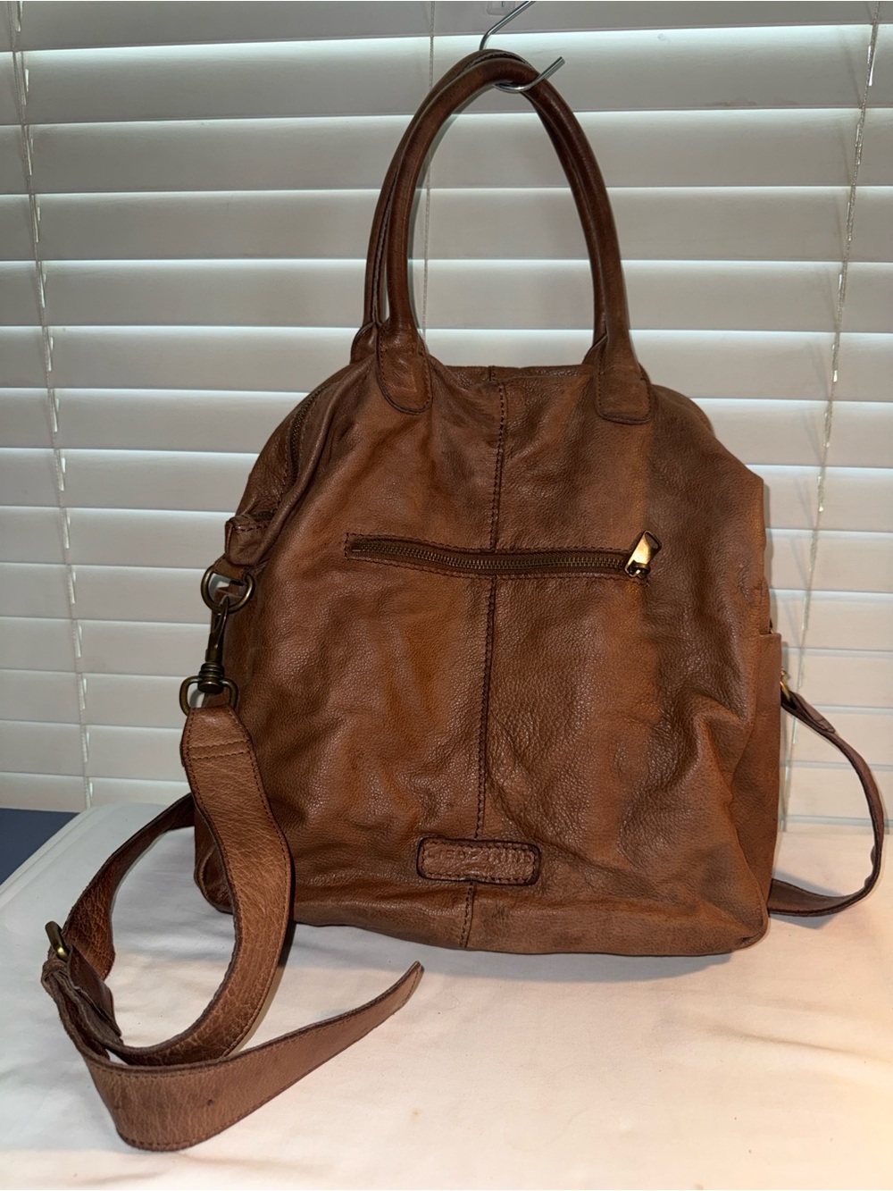 Liebeskind Berlín by Anthropology Big Brown Leather Handbag and Crossbody